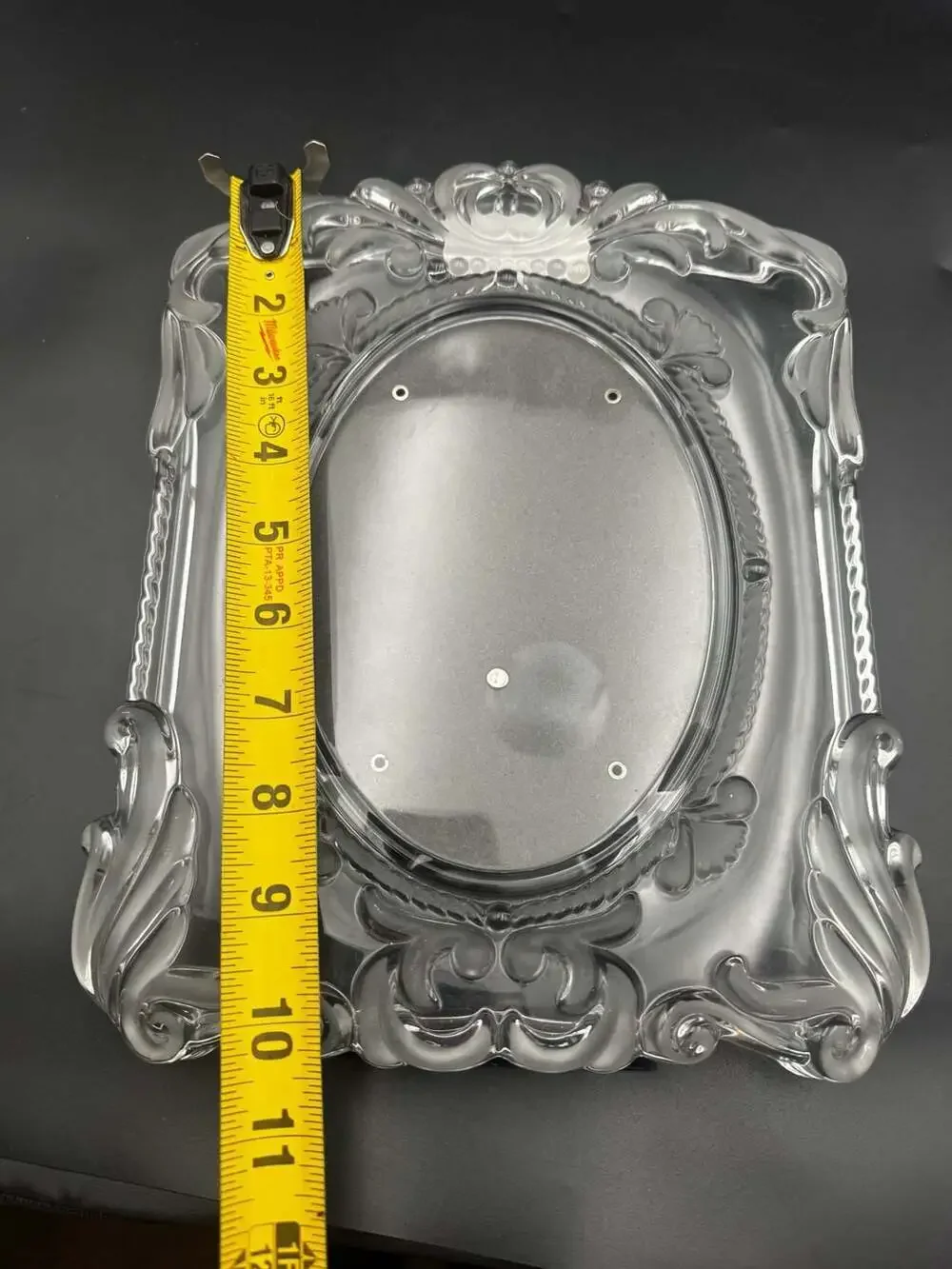 Mikasa Princess Crystal Picture Frame 11 1/4